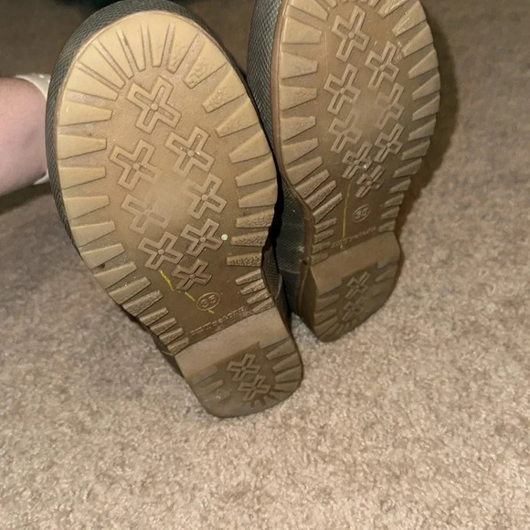 TRETORN Womens Rain Boots ELSA Gray Green Rubber Waterproof Mid Calf Snow Lined - Picture 5 of 5